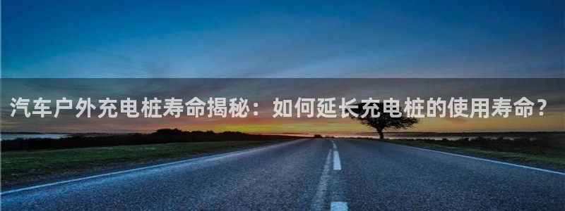 巴甲威廉希尔初赔研究：汽车户外充电桩寿命揭秘：如何延长充电桩的使用寿命？