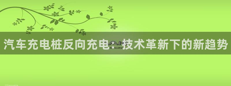 威廉希尔立博对比必学会：汽车充电桩反向充