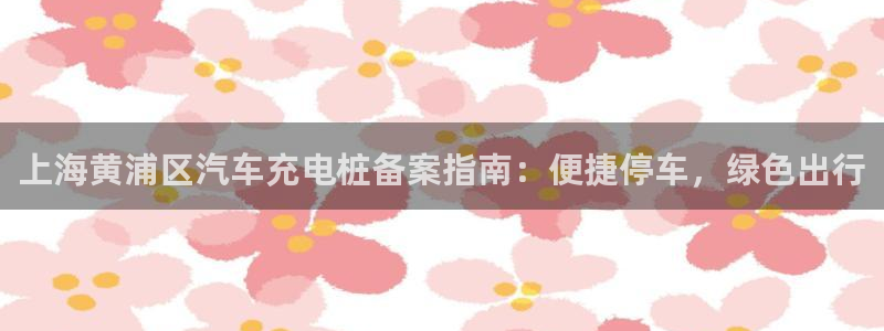 威廉希尔公司百度百科：上海黄浦区汽车充电